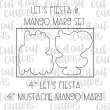 Load image into Gallery viewer, Let&#39;s Fiesta &amp; Mango Margarita Cookie Cutter Set
