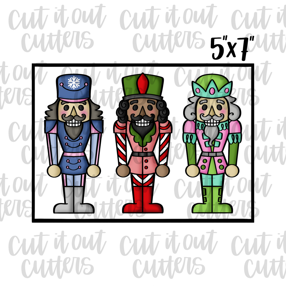 3 Nutcrackers Cookie Cutter Set – Cut It Out Cutters