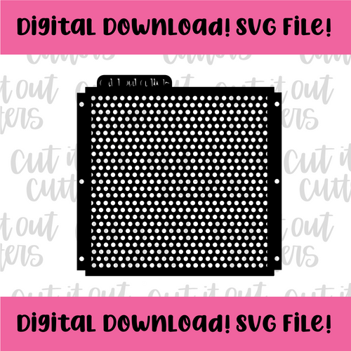 DIGITAL DOWNLOAD SVG File for Small Dots - Big Ass Stencil