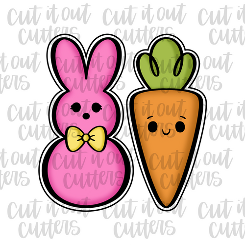 Bunny & Carrot Buddies Cookie Cutter Set