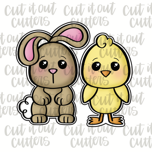 Chick & Bunny Friends Cookie Cutter Set