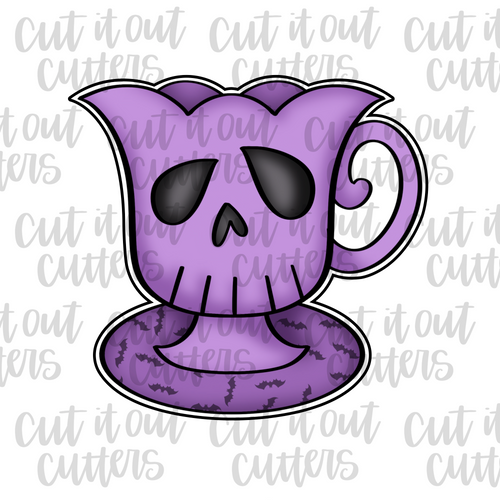 Creepy Teacup Cookie Cutter