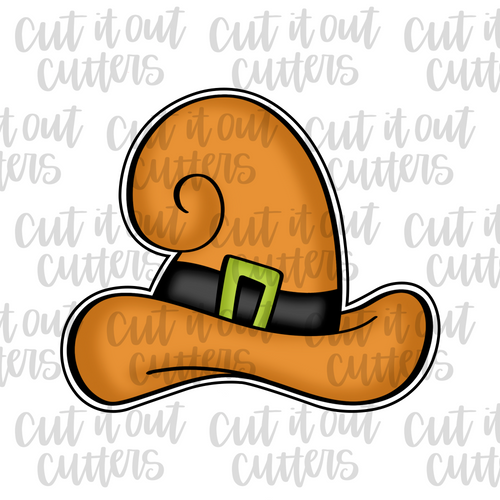 Curly Witch Hat Cookie Cutter