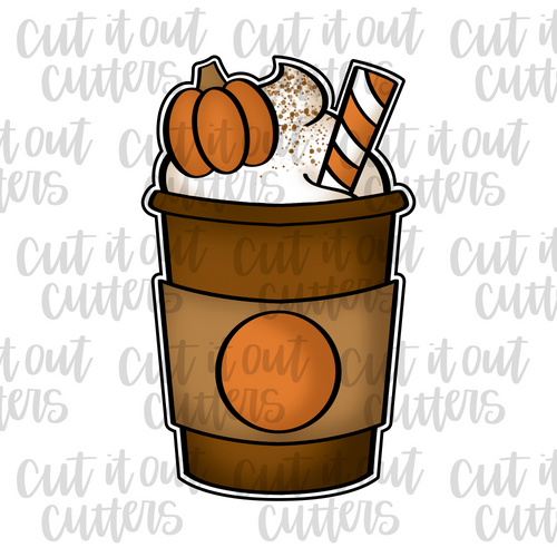 Fall Latte Cookie Cutter