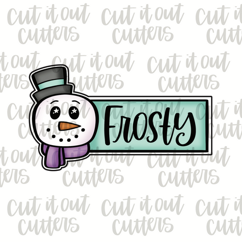 Frosty Plaque Cookie Cutter