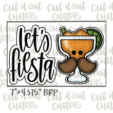 Load image into Gallery viewer, Let&#39;s Fiesta &amp; Mango Margarita Cookie Cutter Set