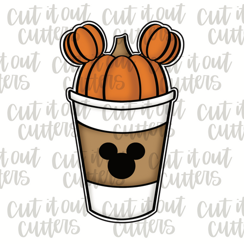 Mousey Pumpkin Latte Cookie Cutter
