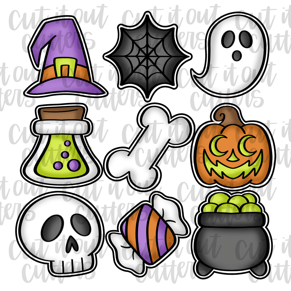 Spooky Minis Cookie Cutter Set Cut It Out Cutters
