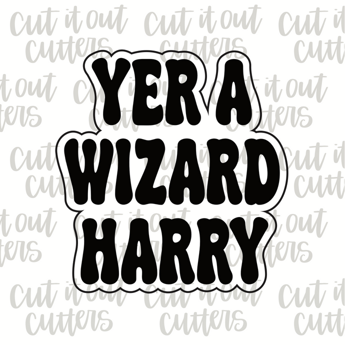 Yer A Wizard Harry Cookie Cutter