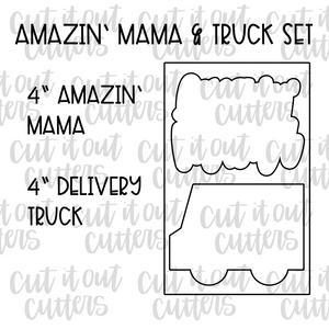 Amazin' Mama & Truck Cookie Cutter Set