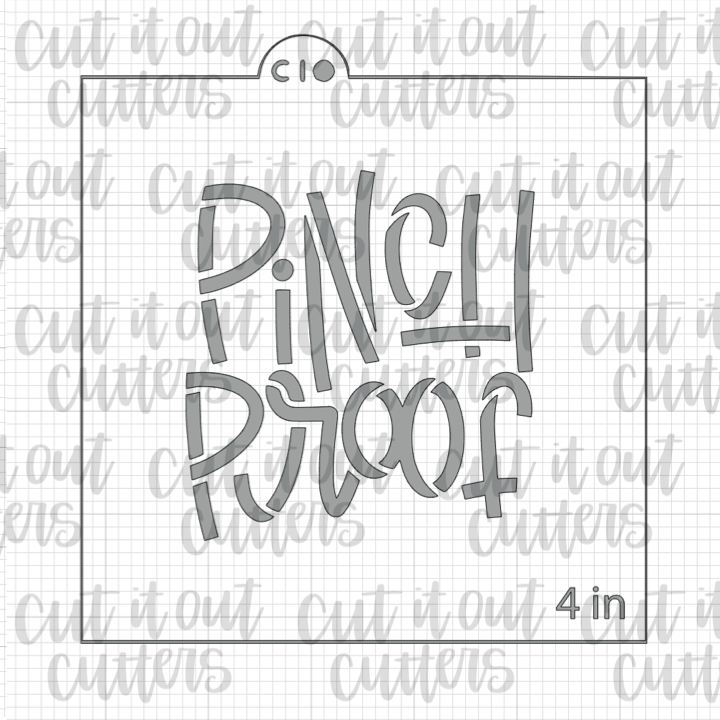 Pinch Proof Cookie Stencil