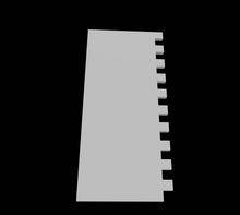 Load image into Gallery viewer, 1/2" Striped/Smooth Icing Scraper