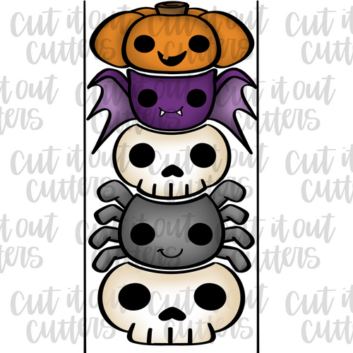 The Spooky Stack 12 x 5 Cookie Cutter Set