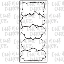 Load image into Gallery viewer, Mardi Gras Stack Cookie Cutter Set