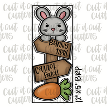 Load image into Gallery viewer, Bunny Trail and Carrot Patch Stack Cookie Cutter Set