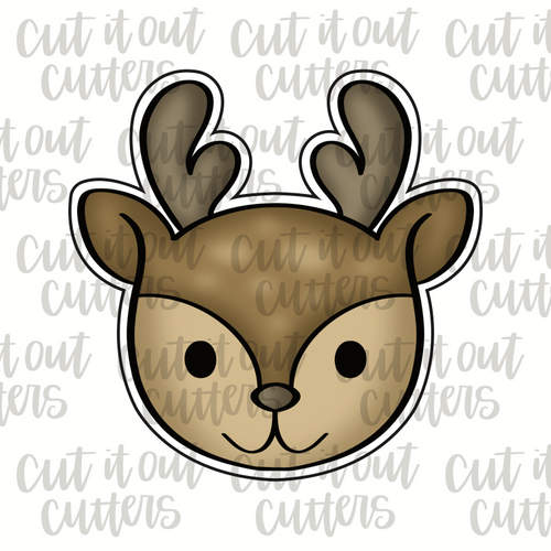 Deer Face Cookie Cutter
