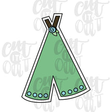 Load image into Gallery viewer, Boho Teepee Cookie Cutter