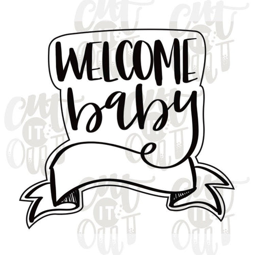 Welcome Baby Cookie Cutter