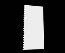 Load image into Gallery viewer, 1/2" Scalloped/Smooth Icing Scraper