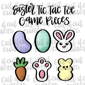 Build Your Own Easter Tic Tac Toe Cookie Cutter Set