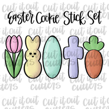 Load image into Gallery viewer, Easter Cookie Stick Cutter Set