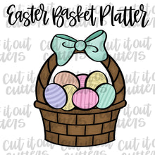 Load image into Gallery viewer, Easter Basket Platter Cookie Cutter Set