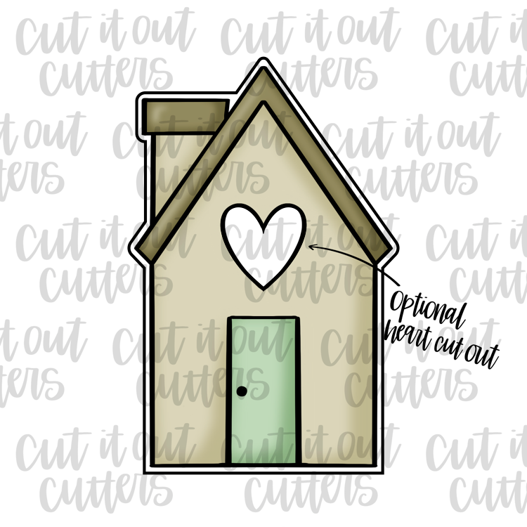 Simple House Cookie Cutter – Cut It Out Cutters