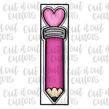 Skinny Love Pencil Cookie Cutter