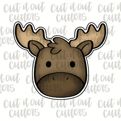 Moose Face Cookie Cutter