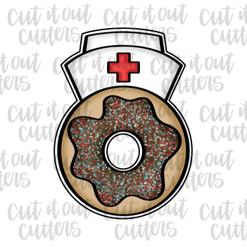 Nurse Donut Cookie Cutter