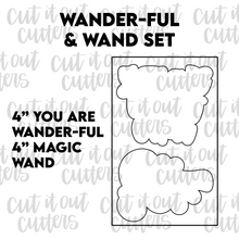 Load image into Gallery viewer, Wander-ful &amp; Wand Cookie Cutter Set