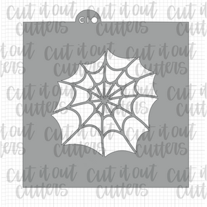 Single Spiderweb Cookie Stencil