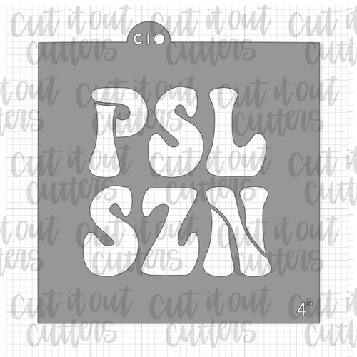 Retro PSL SZN Cookie Stencil