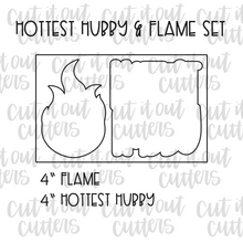 Load image into Gallery viewer, Hottest Hubby &amp; Flame Cookie Cutter Set