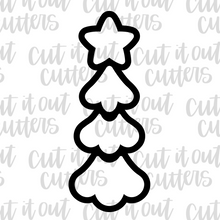 Load image into Gallery viewer, Mini 4 Piece Tree Cookie Cutter Set