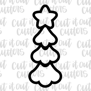 Mini 4 Piece Tree Cookie Cutter Set