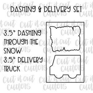 Dashing & Delivery Cookie Cutter Set