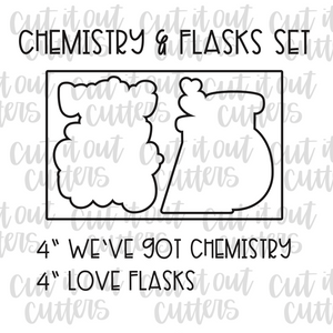 Chemistry & Flasks Cookie Cutter Set