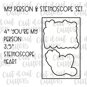 My Person & Stethoscope Cookie Cutter Set