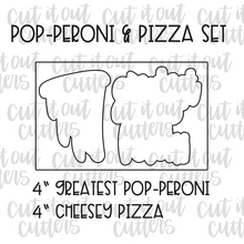 Load image into Gallery viewer, Pop-Peroni &amp; Pizza Cookie Cutter Set