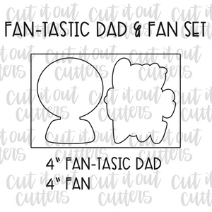 Fan-tastic Dad Cookie Cutter Set