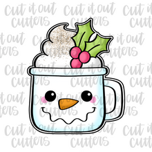 Load image into Gallery viewer, Holly Jolly Mug Cookie Cutter