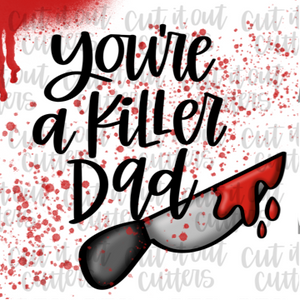 Killer Dad- 2" Square Tags - Digital Download