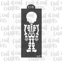 Load image into Gallery viewer, Coffin Skeleton Cookie Stencil Set