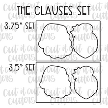 Load image into Gallery viewer, The Clauses Cookie Cutter Set