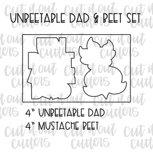 Unbeetable Dad & Beet Cookie Cutter Set