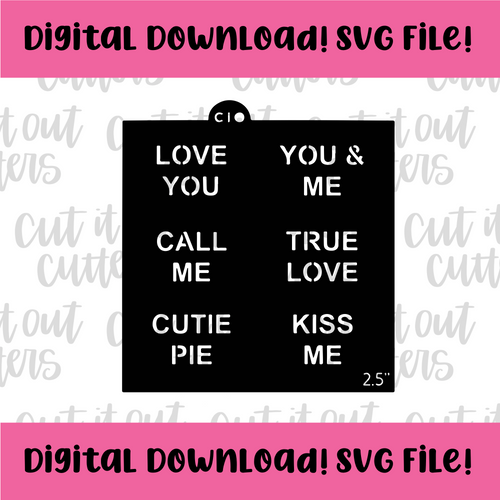 DIGITAL DOWNLOAD SVG File for 2.5