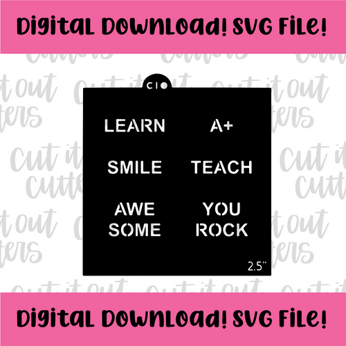 DIGITAL DOWNLOAD SVG File for 2.5