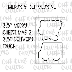 Merry & Delivery Cookie Cutter Set