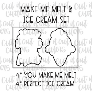 Make Me Melt & Ice Cream Cookie Cutter Set